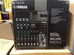 Yamaha MG10X 10 Channel Mixing Console w/ D-PRE Mic Preamps 1-Knob Compressors &amp; Effects - 4