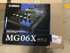 Yamaha MG06X 6-Channel Mixer with Effects - 2