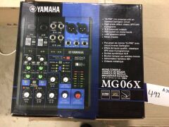 Yamaha MG06X 6-Channel Mixer with Effects - 3