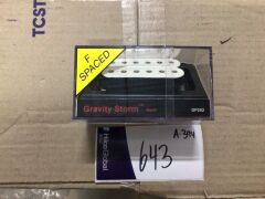 DiMarzio Gravity Storm Bridge Humbucker Pickup, F-Spaced, White - 2