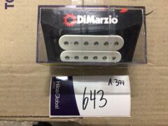 DiMarzio Gravity Storm Bridge Humbucker Pickup, F-Spaced, White - 3