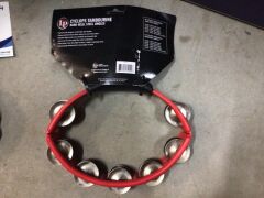 2 x LP Cyclops Handheld Tambourine, Steel Jingles - 3