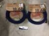 2 x 18.6ft Angled Festival Instrument Cable, Pure Hemp, Blue Dream - 2
