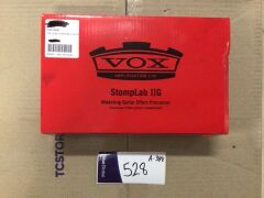 VOX SL2G StompLab 2 Guitar Multi-Effects Pedal w/ Expression Pedal - 2