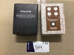 1 x NUX Steel Singer Drive Pedal & 1 x NU-X 6ixty5ive Analog Overdrive - 2