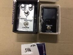 1 x NUX Steel Singer Drive Pedal & 1 x Readi PT-02 Pedal Tuner Black - 4