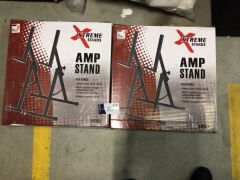 2x Xtreme Heavy Duty Amp Stand AM203 - 2