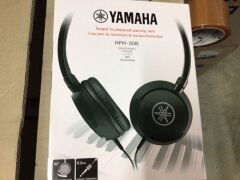 1 x Yamaha Hph50B Headphones &amp; 1 x OneOdio Pro 50 Wired Headphones with Mic - 3