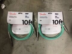 2 x Original Series Instrument Cable, 10ft, Surf Green - 2