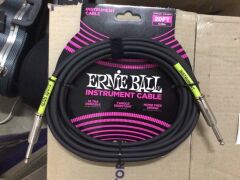 Bundle of 3 x Ernie Ball Instrument Cables (20FT - 6.09M) - 4