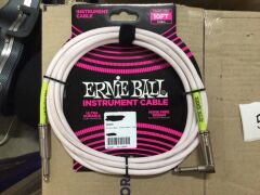 Bundle of 3 x Ernie Ball Instrument Cables (10FT - 3.05M) - 5