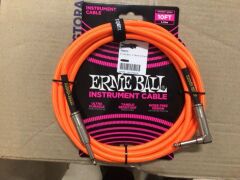 Bundle of 3 x Ernie Ball Instrument Cables (10FT - 3.05M) - 7