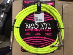 Bundle of 3 x Ernie Ball Instrument Cables (2 x 10FT & 1 x 18FT) - 4