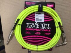 Bundle of 3 x Ernie Ball Instrument Cables (2 x 10FT & 1 x 18FT) - 5