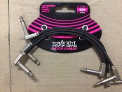 Bundle of 3 x Ernie Ball Patch Cables Packs - 3