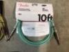 1 x Deluxe Series Instrument Cable, Straight/Straight, 10ft, Tweed & 1 x Original Series Instrument Cable, 10ft, Surf Green - 5