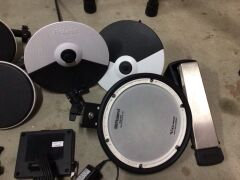 Roland V-Drums TD-02KVDAP Electronic Drum Kit with optional Hardware Pack (Stool &amp; Sticks) - 7