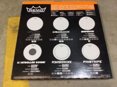 1 x 13 Inch Drum Head Coated Batter, 1 x 12 Inch Drum Head Clear Batter & 1 x 12 Inch Drum Head Coated Batter - 4