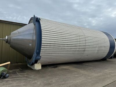 Fermentation Tank, Stainless Steel, Triple, Jacketed/Insulated, 11300 x 4800mm, Conical Base, 200000 Litre