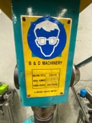 B & D Machinery Pedestal Drill - 8