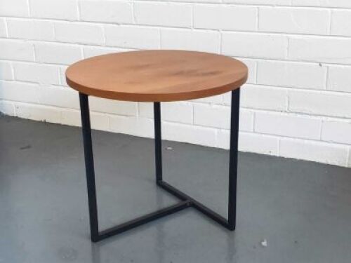 2 x Hadley Side Tables - Honey Oak