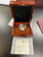 2020 George III Privy Full Sovereign Gold Proof Coin Box