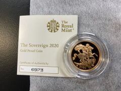 2020 George III Privy Full Sovereign Gold Proof Coin Box - 3