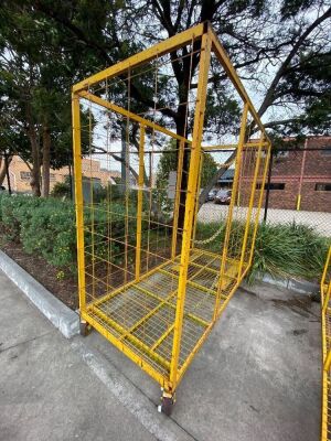 Heavy Duty Fabricated Steel Caged Production Trolley