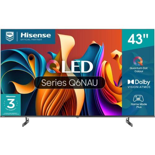 Hisense 43" Q6NAU 4K QLED Smart TV [2024]