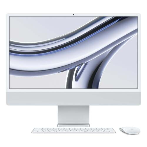 Apple iMac with Retina 4.5K Display 24-inch, M3 Chip 10-core GPU 256GB (Silver)[2023] MODEL: MQRJ3X/A