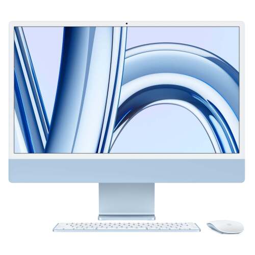 Apple iMac with Retina 4.5K Display 24-inch, M3 Chip 8-core GPU 256GB (Blue)[2023] MODEL: MQRC3X/A SKU: 669397