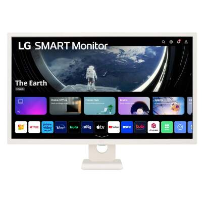 LG 27SR50F-W 27" FHD IPS Smart Monitor with webOS 23