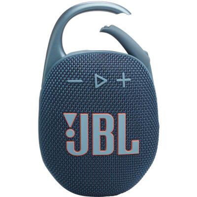 2x JBL Clip 5 Portable Bluetooth Speaker (1x Blue & 1x White)