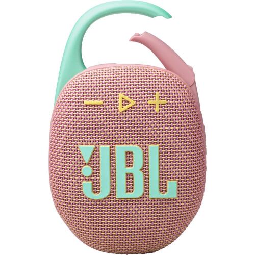 2x JBL Clip 5 Portable Bluetooth Speaker (Pink)