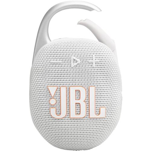 2x JBL Clip 5 Portable Bluetooth Speaker (White)