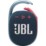 2x JBL Clip 4 Portable Bluetooth Speaker (Blue/Pink)