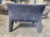 Armchair blue grey finish - Slight marks to seat of chair - 4