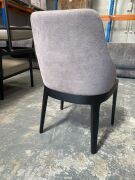 Solid Oak structure, Biege linen fabric finish Chair. W 540x D 620x H 840 - 4