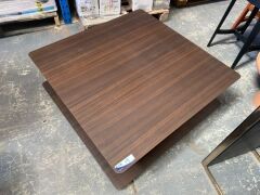 Coffee Table. W105 x D105 x H37.5cm in Eucalyptus - 3