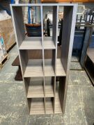 Light grey wooden bookcase - 2