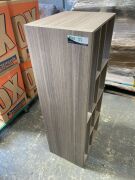 Light grey wooden bookcase - 4