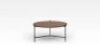 DNL 1 x Ventura Coffee Table - Walnut Brown/Black - 2