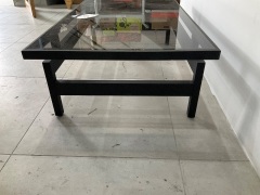 1 x Glass Coffee Table 122cm (w) x 62cm (d) x 35cm (h) - 4