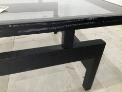 1 x Glass Coffee Table 122cm (w) x 62cm (d) x 35cm (h) - 6