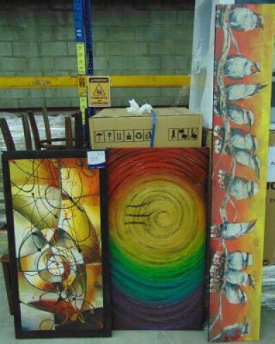 3 x Assorted Paintings