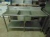 1.2m Stainless Steel Single Pot Sink