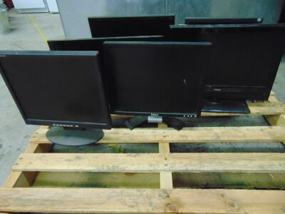 6 x LCD Computer Monitors