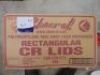 Chanroll 02CRLD Box of 500 Rectangular Takeaway Lids