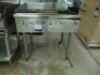 Gas 600mm Griddle + 300mm Open Burner Commercial Cooker on Leg Stand