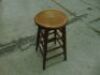 7 x Bar Stools - Light Brown / Natural Wood Colour